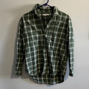 Madewell boyfriend fit flannel